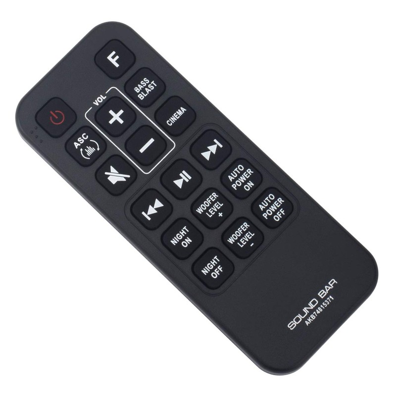 AKB74815371 Replace Remote Control fit for LG Sound Bar Speaker