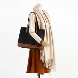 Jeelow Winter Pashmina Blanket Scarfs Shawls Wraps Open Front Poncho Cape For Women Wedding Evening Dresses (Oatmeal)