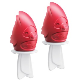 ZOKU Individual Character Pops, Songbird Ice Pop Mold, Easy-Release Silicone Design, Set of 2