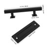 TEHAUX 1 Set Heavy Duty Matte Sliding Barn Door Handle