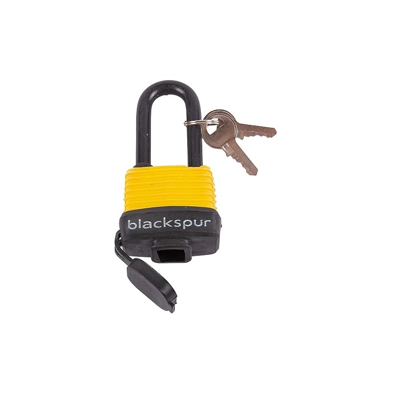 Blackspur - Long Shackle Steel Weatherproof Padlock - 4cm -
