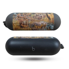Carbon Fiber Speaker Skin Compatible with Beats Pill (2024) - Deer Pattern - Premium 3M Vinyl Protective Wrap Decal Cover - Easy to Apply | Crafted in The USA by MightySkins