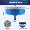 Dry Diamond Core Drill Bit,BRSCHNITT 4 Inch 100mm Diamond Hole