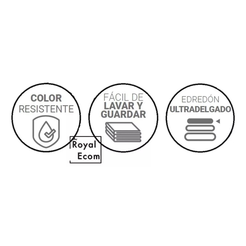 Vianney Edredon Ligero malva Individual Vianney