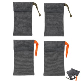 4 Nylon Soap Bags for Solid Soap, Soap Bag for Showering with Drawstring, Ideal for Travel and Daily Skin Care