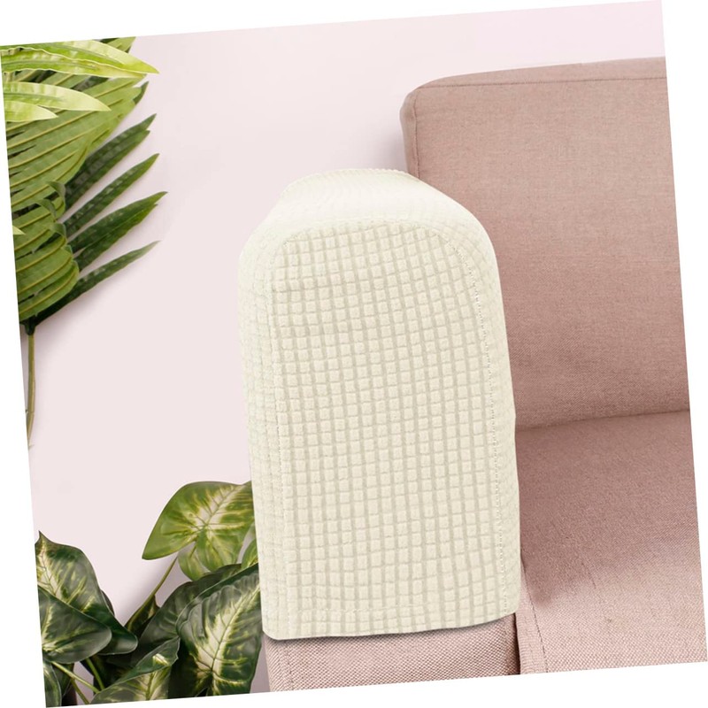 STOBAZA 2sets Armrest Covers Sofa Armchair Slipcovers Stretch Elastic Jacquard