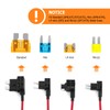 WeiSen 4 Types 12V Cars Add-a-Circuit and Fuse Kit -