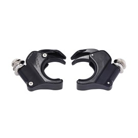 41mm Motorcycle Windshield Windscreen Clamps Fit for Harley Softail FXST Dyna FXD Sporster XL883 XL1200 (Gloss Black)