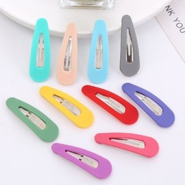 Snap hair clip, accent bangs clip, colored snap clip, mini hair clip, hair accessory / 똑딱이 머리핀 포인트 앞머리핀 컬러 똑딱핀 미니 머리삔 헤어악세사리
