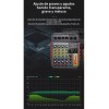 Genéric Audio Consola Mezclador Bluetooth Usb Mixer De 6 Canales