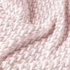 HOMESCAPES Pastel Pink Velvet Throw 130 x 160 cm Soft