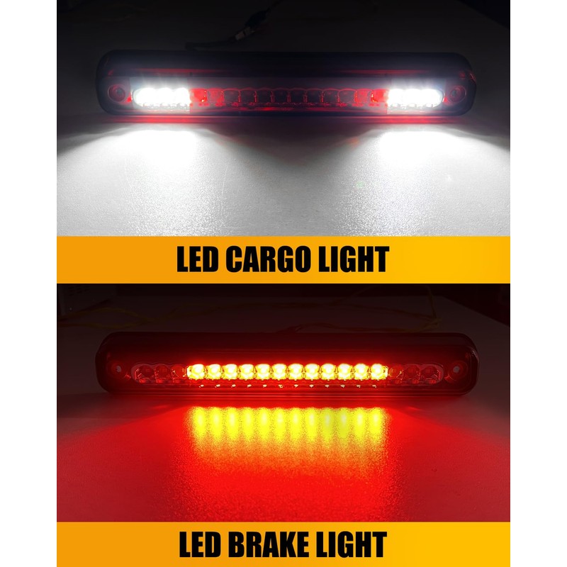 LESAUCE 2025 Upgraded 3rd Third Brake Light for 1988-1998 Chevy