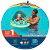 SwimWays Baby Spring Float with Adjustable Canopy, Green Octopus