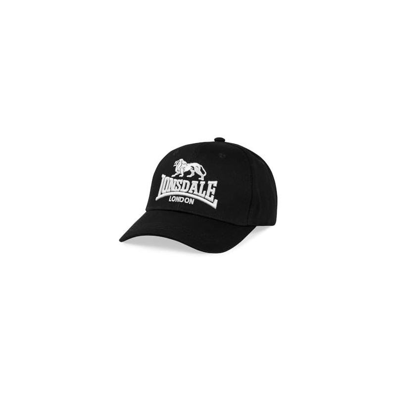Lonsdale Men's Salford Cap, black / white