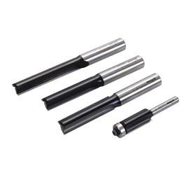 Triton TPTA62351943 1/2-Inch Cutter for Kitchen Worktops, 4-Piece Set, 1 Piece, Black