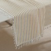 meioro Tablecloths Striped Tassel Table Cloth Rectangular Tablecloth Cotton Linen
