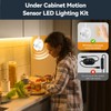 Dual Motion Sensor LED Light Strip 19.7ft Warm White for