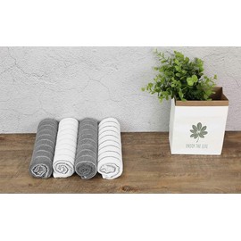 SIMPLI-MAGIC - Toallas de Cocina de Rizo de algodón, Paquete de 18, 12 x 12 Pulgadas