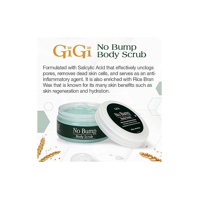 GiGi No Bump Body Scrub, 6oz