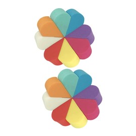 BIUDECO Versatile Makeup Tool 16pcs Soft Fluffy Makeup Sponges Elastic for Foundation