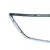 YLT AUTO Front Bumper Chrome Center Grille Molding Trim Frame