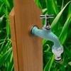S&M Coloraps 590221 Aqua Blue Dimmable Garden Tap with Automatic