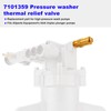 7101359 Pressure Washer Thermal Relief Valve - 1/4 MPT Cleaning