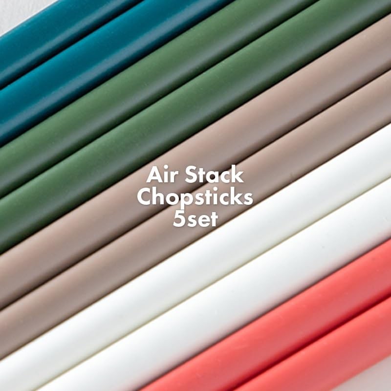 TAMAKI T-957271 Air Stack Ceramic Chopsticks Set of 5 Colors