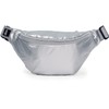 LOQI Unisex Adult Metallic Bum Bag, silver