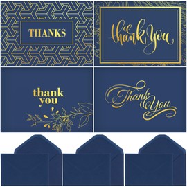 Motiskyy 120 Pcs Thank You Cards with Envelopes Bulk, Graduation Cards, 5x7 Inches Wedding Thank You Notes Baby Shower, Small Business, Bridal Shower, Sympathy, Graduation