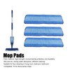 3PCS Wet Dry Dual Use Mop Cloth Microfiber Mop Refill