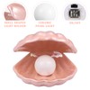 IMIKEYA Shell Pearl Light LED Ceramics Desktop Lamp Portable Pearl