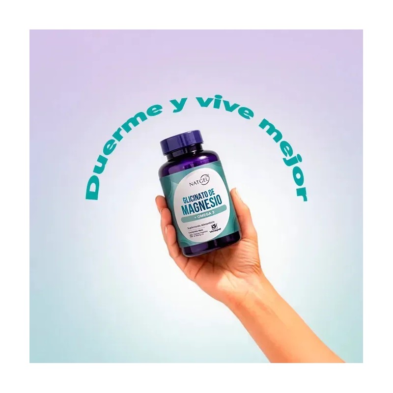 Glicinato De Magnesio + Omega 3 | 60 Capsulas Vcaps®
