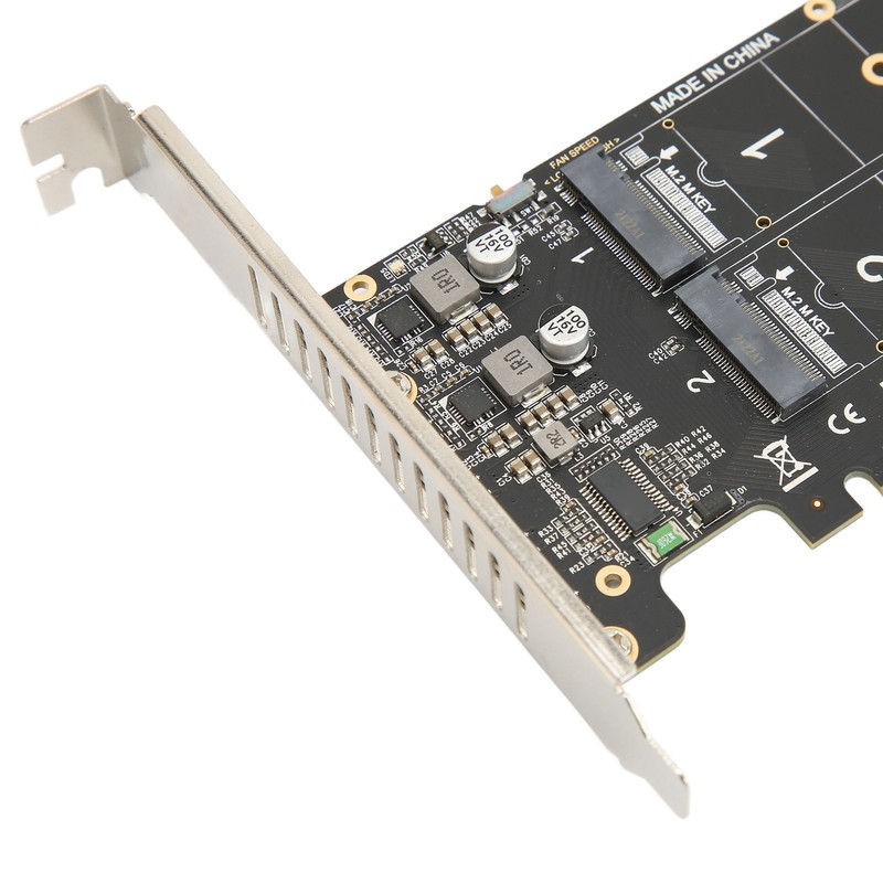 M.2 NVMe SSD Adapter Card Double Side LED Indicator High