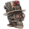 Nemesis Now Steampunk Clockwork Baron Skull Figurine Ornament, Bronze, 11cm