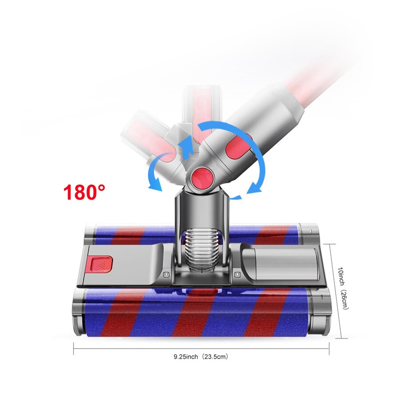 Soft Double Roller Brush Head Compatible with Dyson V7 V8