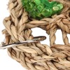 Bird Foraging Wall Toy Boredom Relief Seagrass Hand Woven Parrot