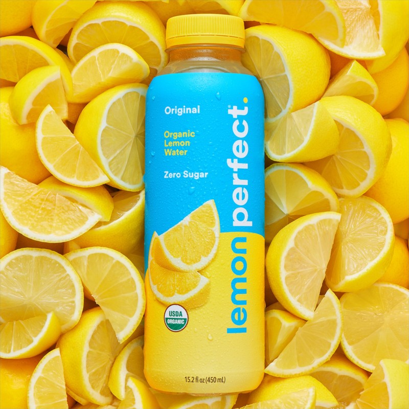 Lemon Perfect Original, Flavored Lemon Water, Organic, Zero Sugar, Healthy
