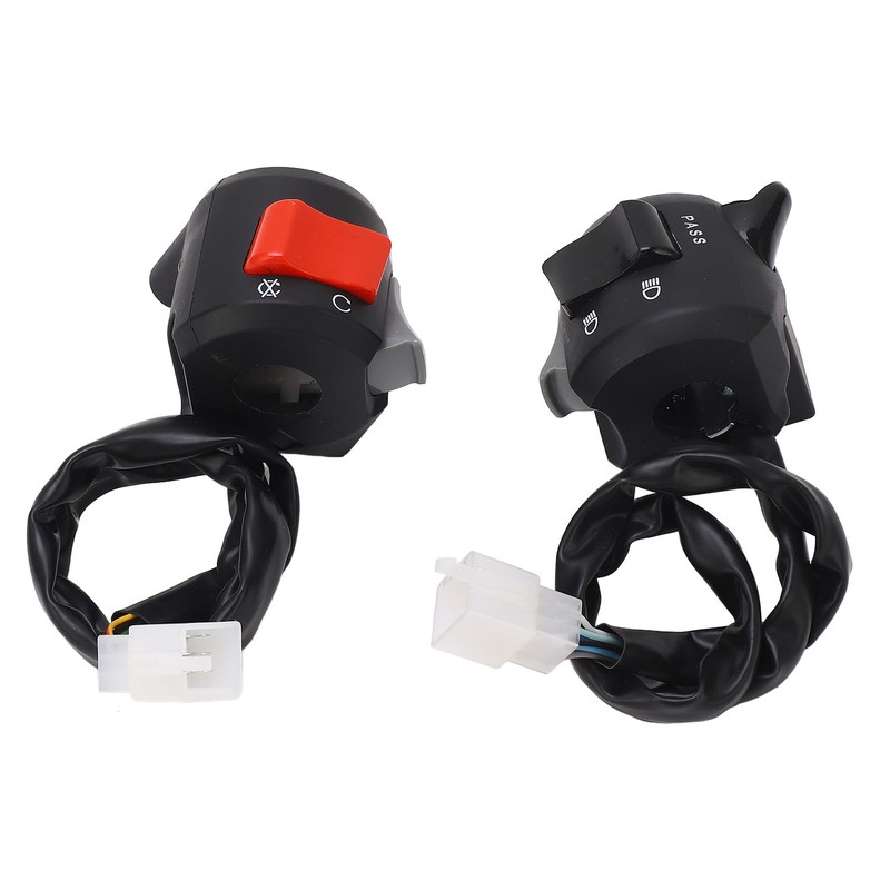 Motorcycle Handlebar Switch 7/8in Turn Signal Horn High Low Beam