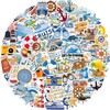 100 PCS Cruise Travel Stickers, Nautical Stickers, Travel Stickers for