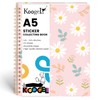 Koogel Sticker Collecting Book, Reusable Sticker Collecting Album Blank Sticker