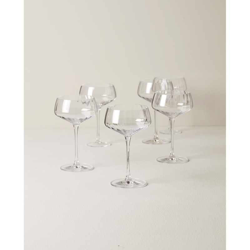 Lenox 897401 Tuscany Classics Angled Optic Coupes, Set of 6