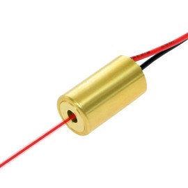 Quarton Laser Module VLM-650-01 LPO, Class 1 Eye-Safe Red Dot Laser Module, Operation Voltage 2.6-6Voltage, Auto-Power-Control Driver Circuit (INDUSTRIAL USE)