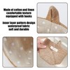 USHXVG 4 Pieces Mini Burlap Bags, 4 Pieces Hooks, Storage