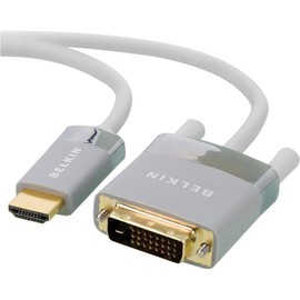 Belkin 12-Foot HDMI to DVI Cable - White
