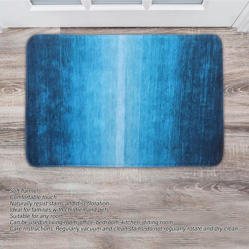 Flannel Carpet Rectangular Soft Comfortable Touch Stain Resistant Luxurious Home