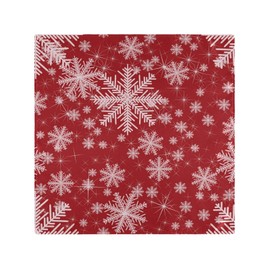 Juego de 6 servilletas de tela de Navidad de Año Nuevo de invierno para mesa de comedor, cocina, día festivo, decoración de fiesta, Navidad, 20 x 20 pulgadas, lavable