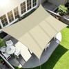 ECOOPTS 12'x16' HDPE Sun Shade Sail Rectangle Canopy Shades for