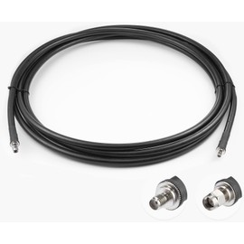 Vecys SMA Cable SMA Male to SMA Female Bulkhead LMR400 16.4FT/5M RF Coaxial Cable for Router Antenna Signal Amplifier WiFi Adapter