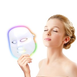 YouWeMed Face Mask Light, Red Light for Face, 7-1 Colors Facial Skin Care Mask